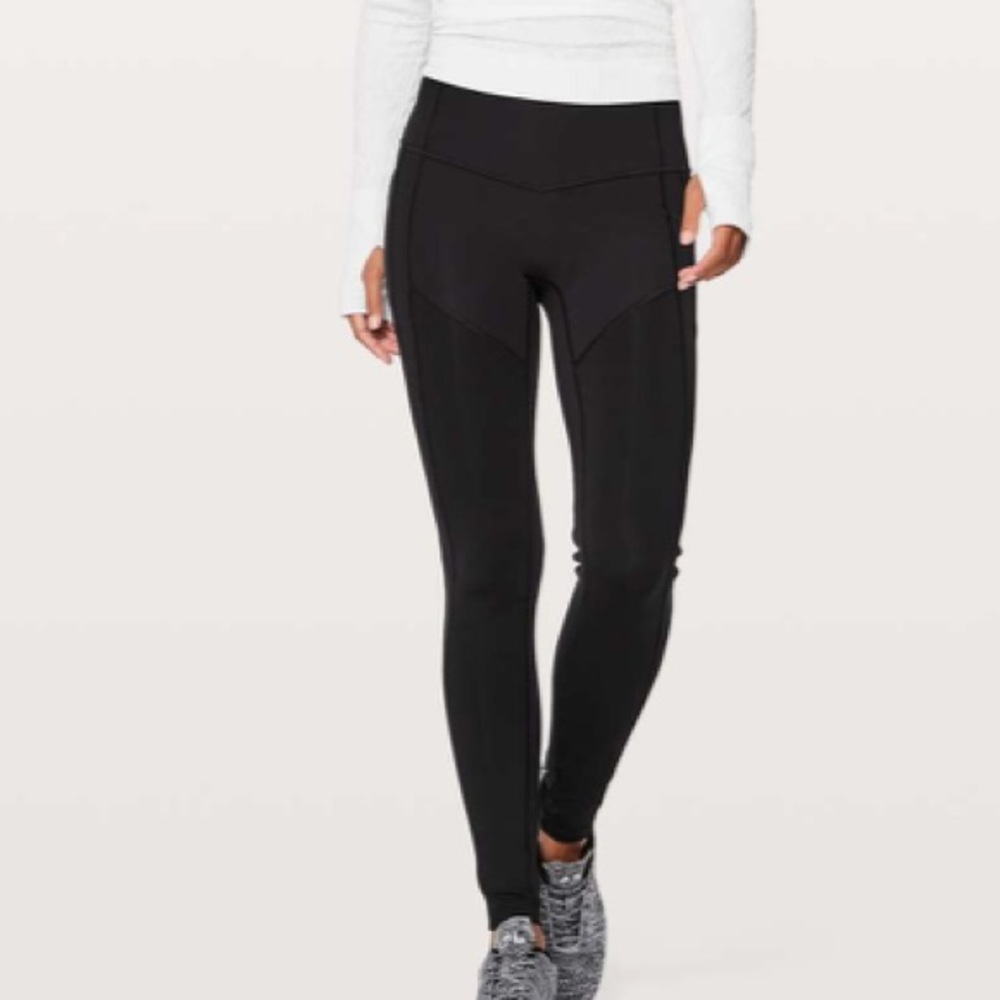 Lululemon Black All the Right Places Leggings w/Pockets | Size 4, 28” Inseam